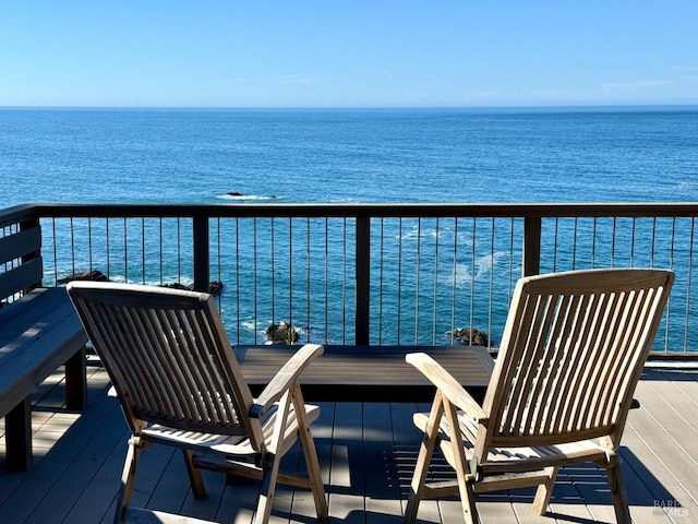 33755 Yardarm Dr Unit 15-1, The Sea Ranch, CA 95497 - balcony featuring a water view