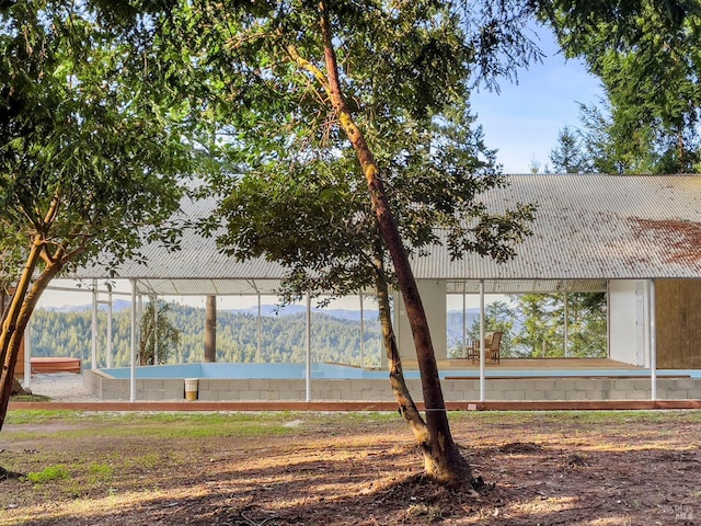 view of water feature featuring a mountain view