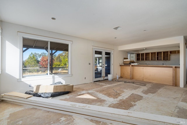 view of unfurnished living room