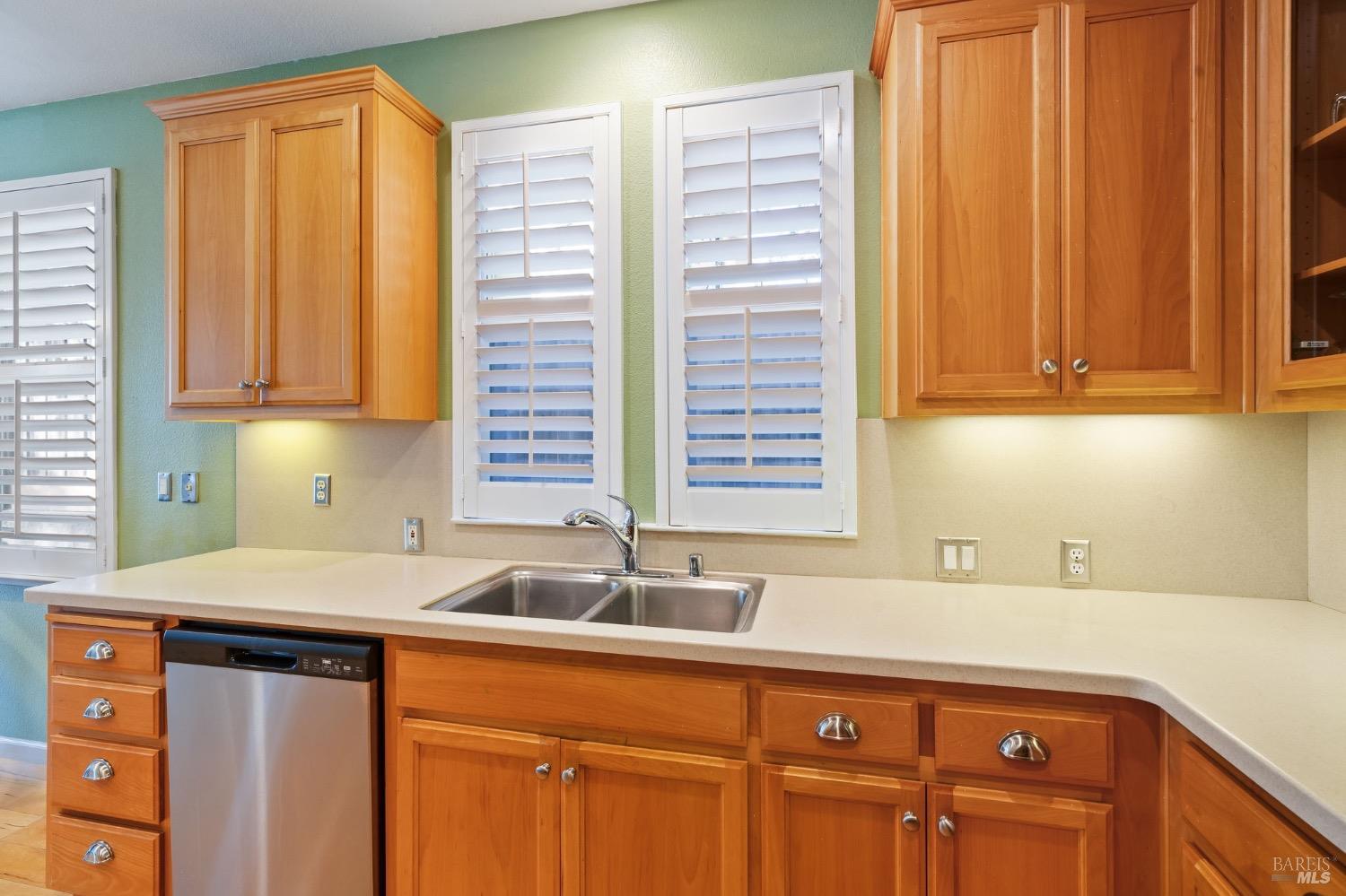 kitchen featuring stainless steel dishwasher and sink