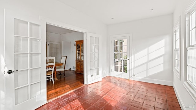 interior space featuring plenty of natural light