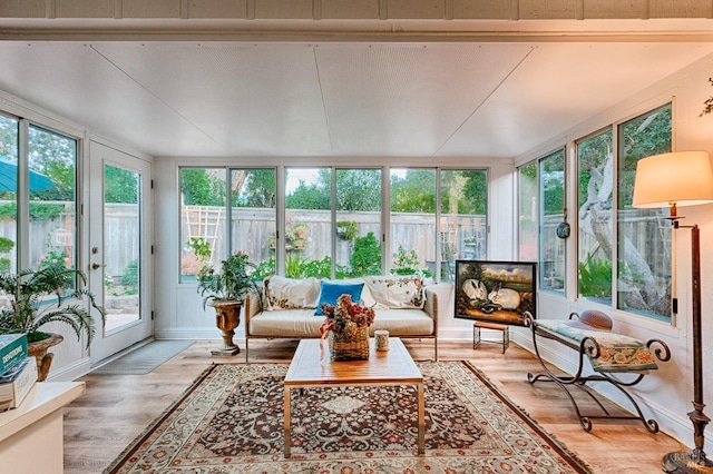 20 Meadowgreen Cir, Santa Rosa, CA 95409 - sunroom / solarium featuring wood finished floors