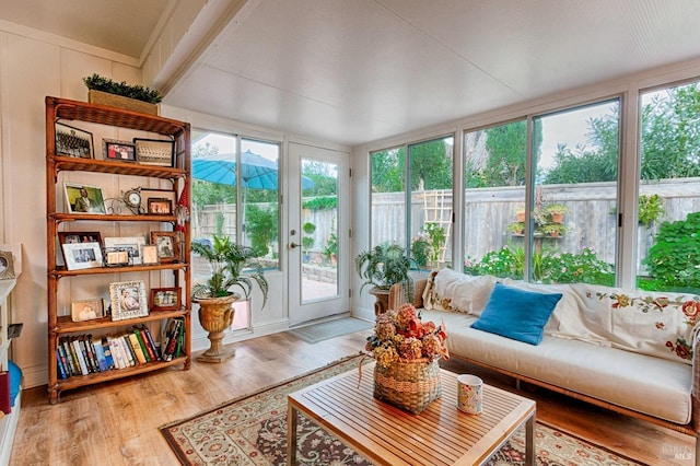 20 Meadowgreen Cir, Santa Rosa, CA 95409 - sunroom / solarium with wood finished floors