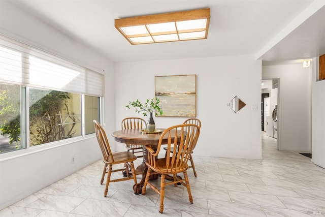 view of dining room