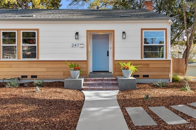 view of entrance to property