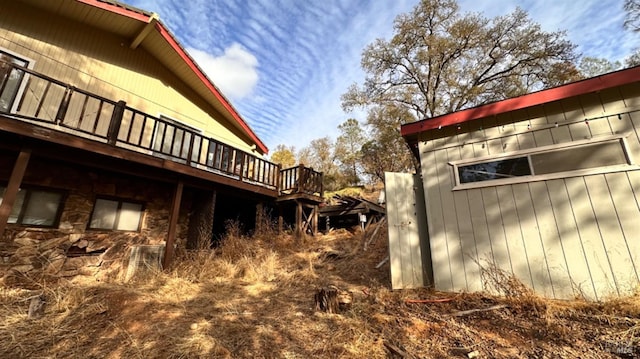 view of property exterior