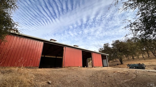 view of stable