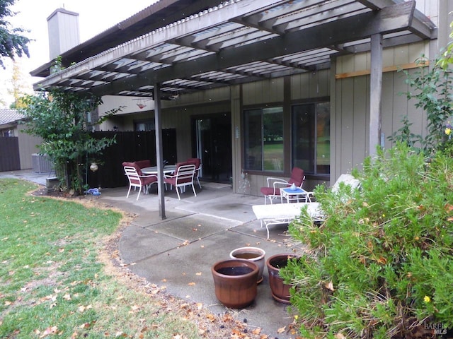 view of patio