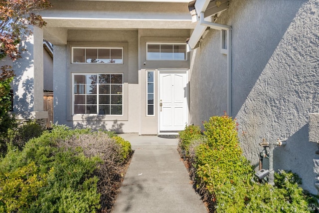 view of entrance to property