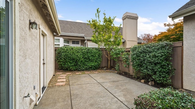 view of patio / terrace with a fenced backyard