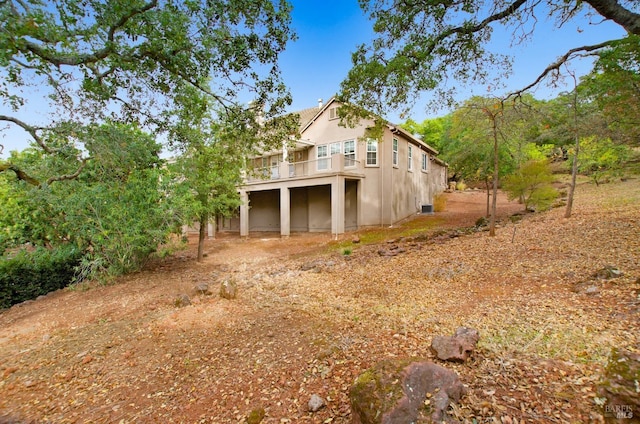 exterior space featuring a deck