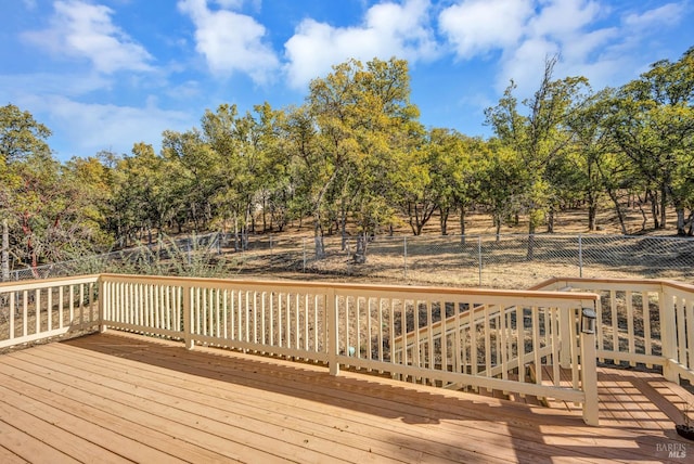 19316 N Shore Ct, Hidden Valley Lake, CA 95467 - wooden deck with fence