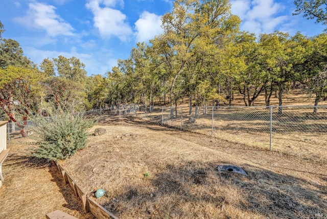 19316 N Shore Ct, Hidden Valley Lake, CA 95467 - view of yard with a rural view and fence