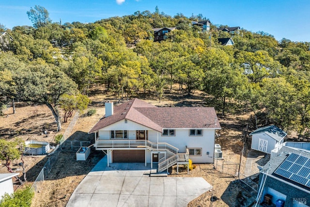 19316 N Shore Ct, Hidden Valley Lake, CA 95467 - birds eye view of property