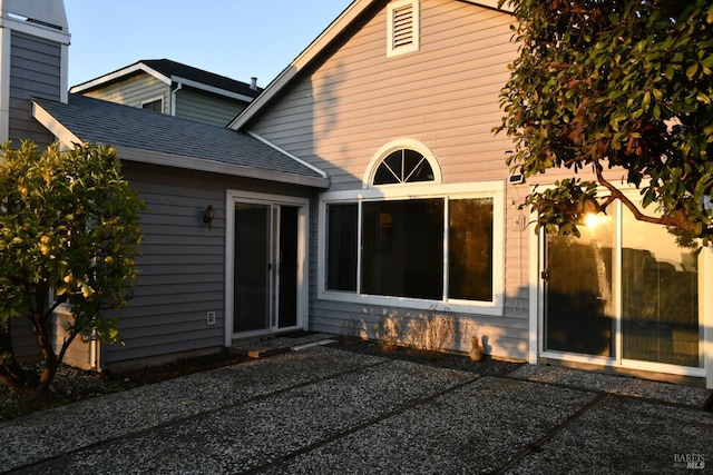 back of house featuring a patio area