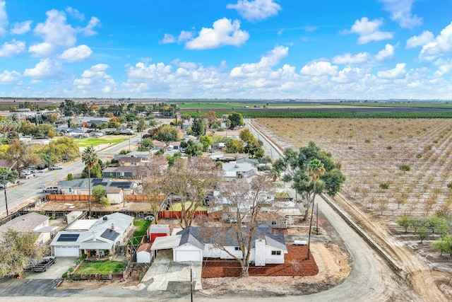 bird's eye view featuring a rural view