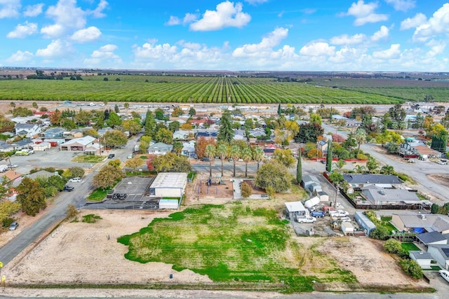 bird's eye view with a rural view