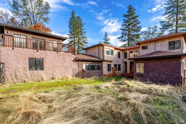 view of rear view of property