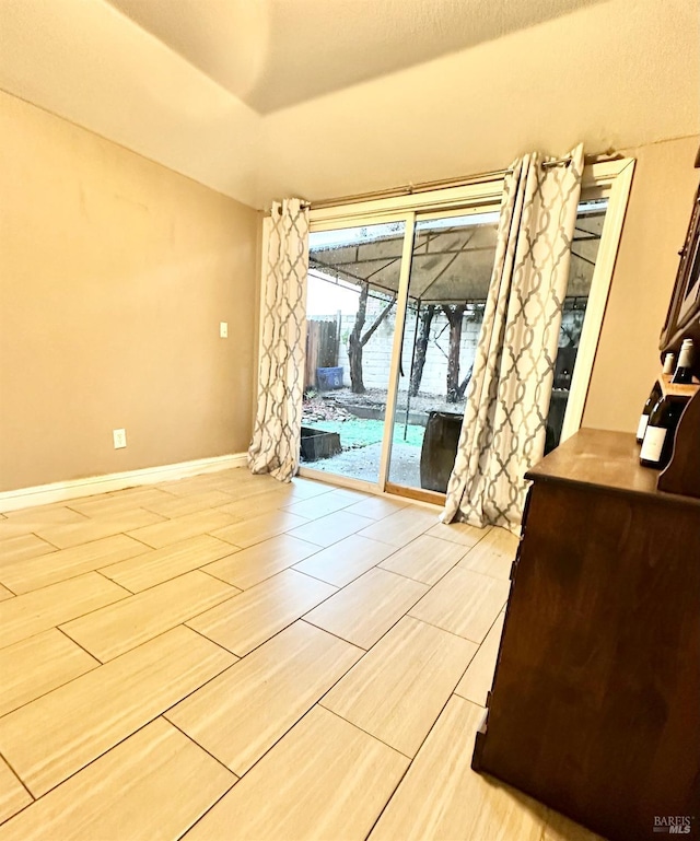 unfurnished room featuring light wood-type flooring