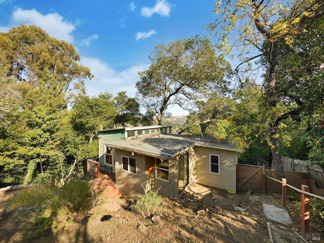 view of rear view of house