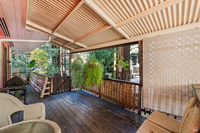 view of deck