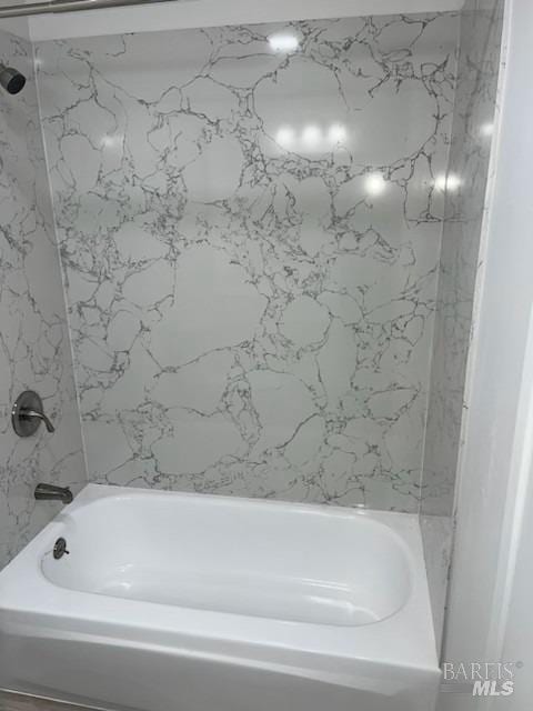 full bathroom with  shower combination