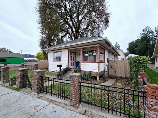 view of bungalow