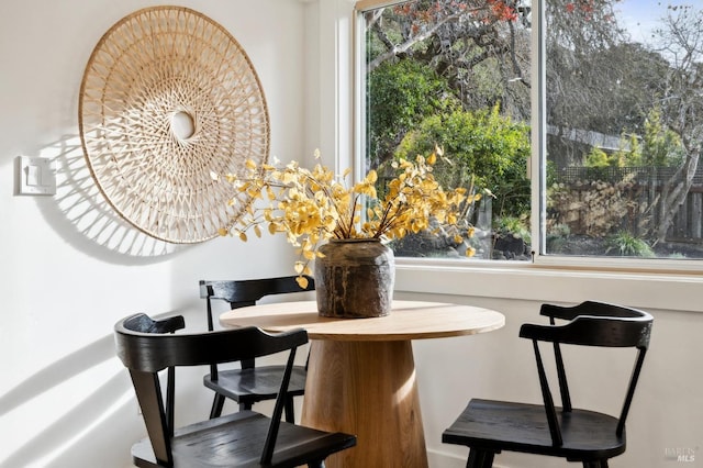 interior space with an inviting chandelier