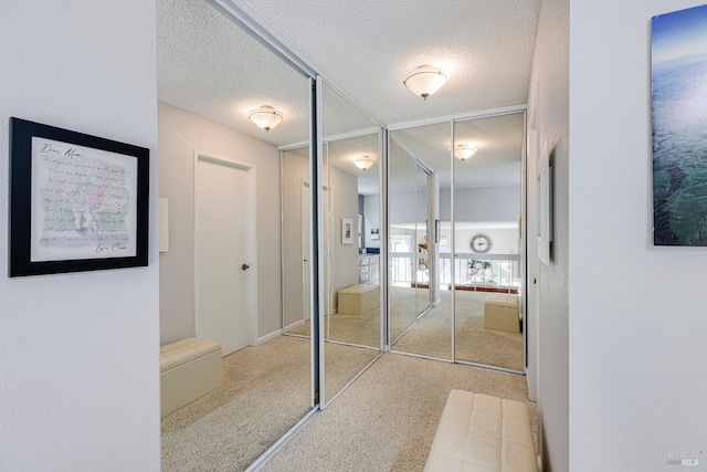 bathroom featuring a textured ceiling