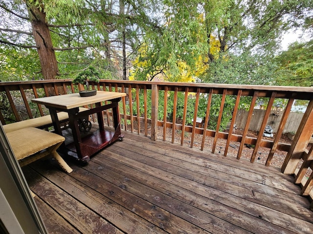 view of deck