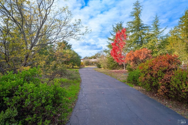 view of road