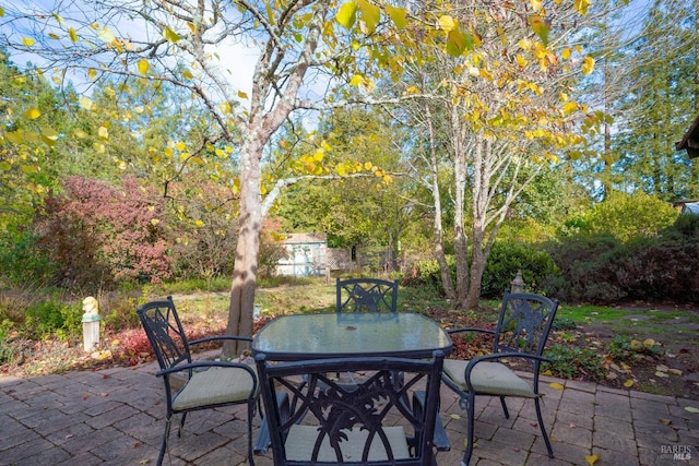 view of patio / terrace with outdoor dining area