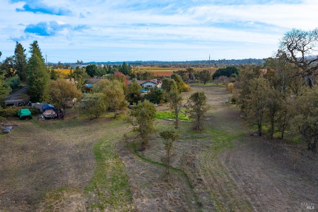 drone / aerial view featuring a rural view