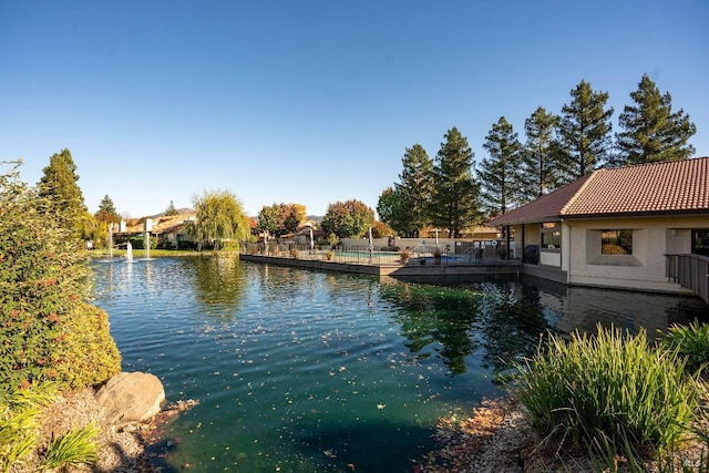 property view of water