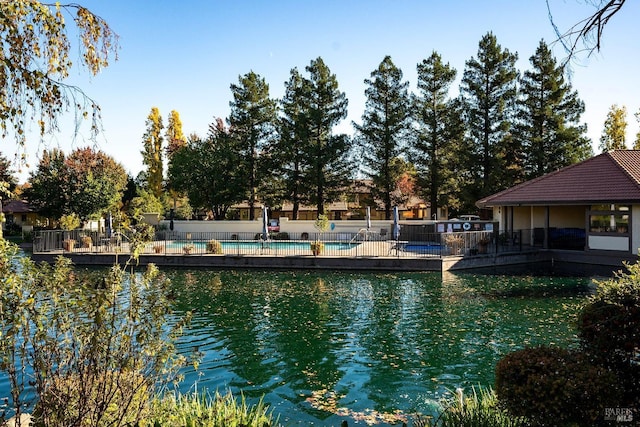 property view of water