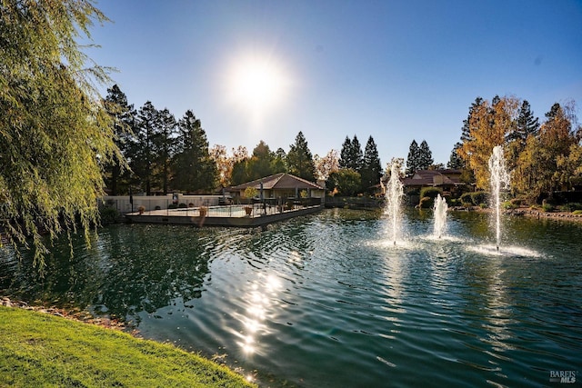 property view of water