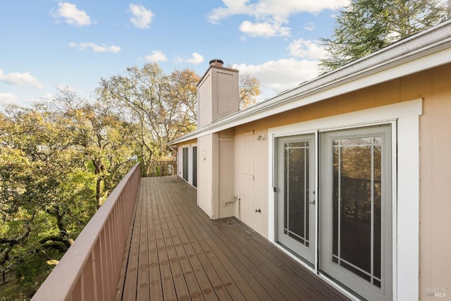 view of deck