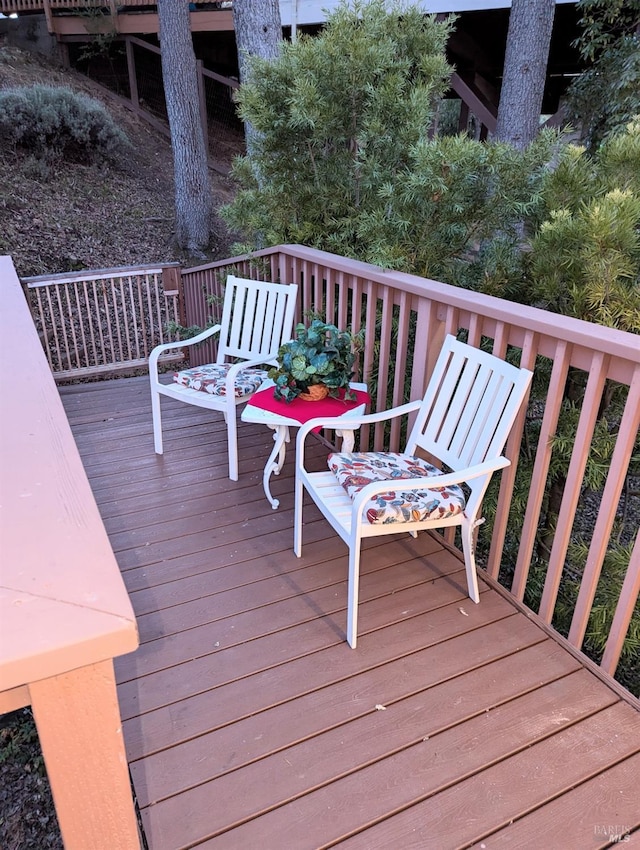 view of deck