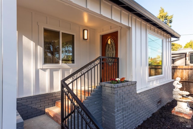 view of property entrance