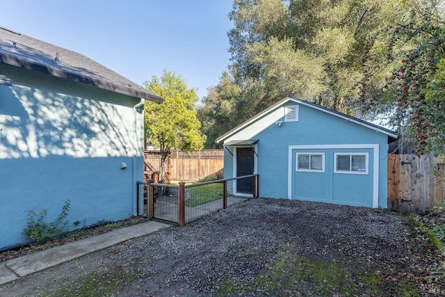 view of outbuilding