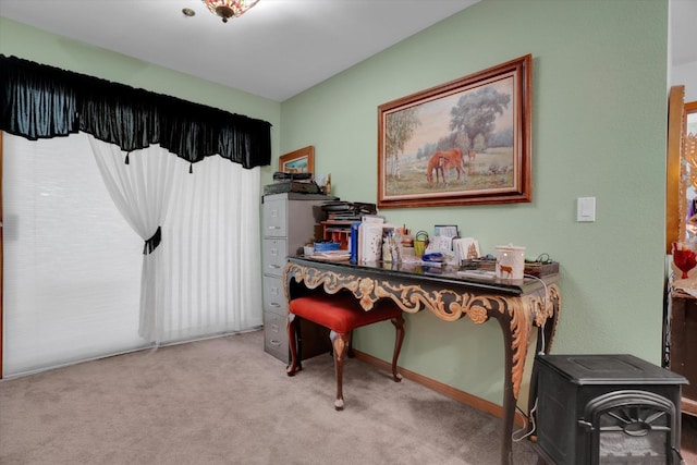 interior space featuring baseboards