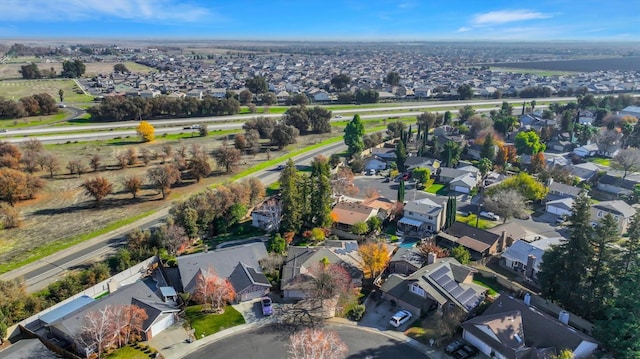 bird's eye view featuring a residential view