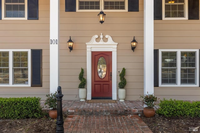 view of entrance to property