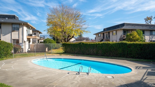 view of pool