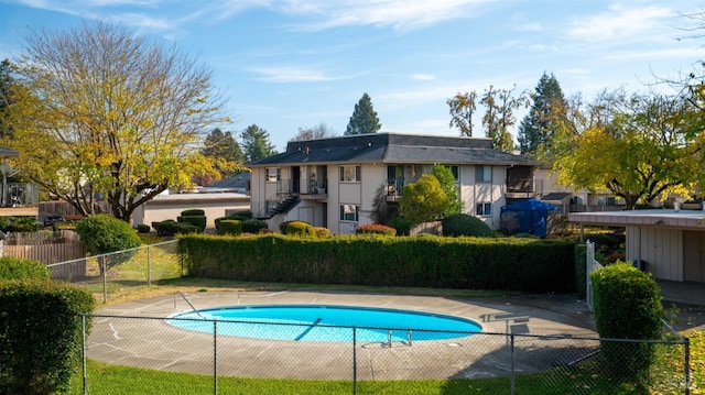 view of pool