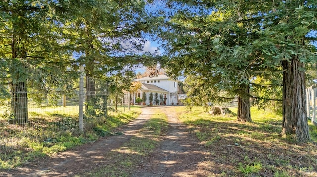 view of front of home