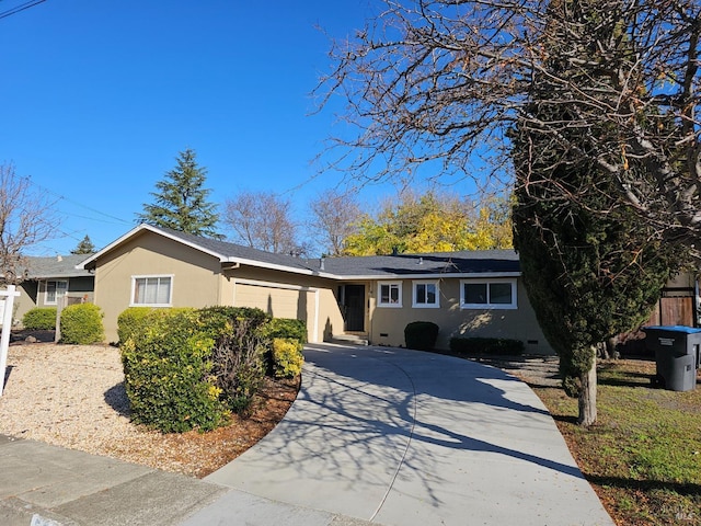 view of ranch-style home