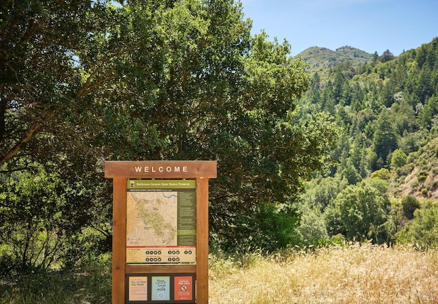 955 Via Casitas, Greenbrae, CA 94904 - exterior details with a wooded view and a mountain view