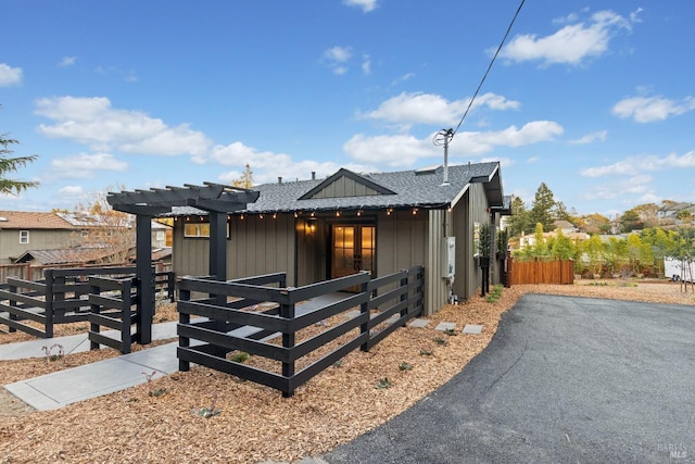 view of bungalow