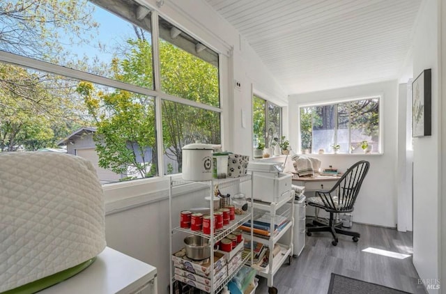 sunroom / solarium featuring plenty of natural light